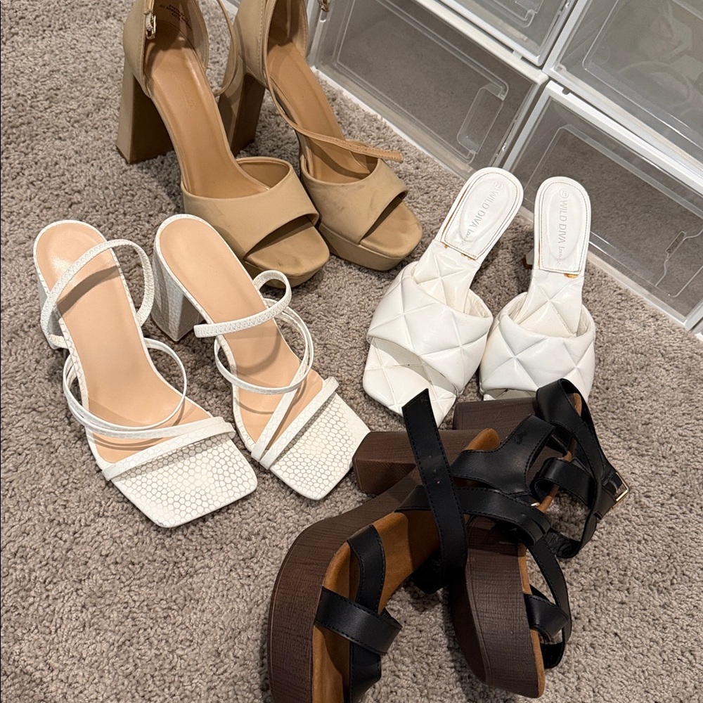 Sandal heel bundle